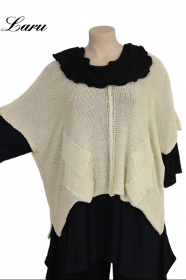 Strickpullover Bändchengarn 13543 [OneSize | sand]