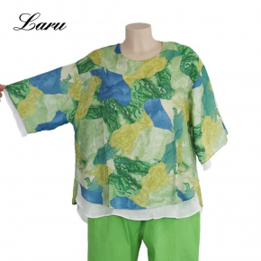 Shirt bunt grün WF70 [XL | Grün]