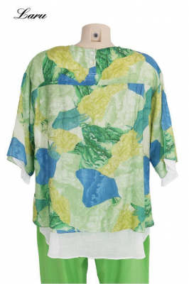 Shirt bunt grün WF70 [XL | Grün]
