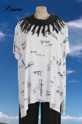 Big Shirt Smile Schrift 2026 [OneSize | weiß]