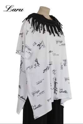 Big Shirt Smile Schrift 2026 [OneSize | Flieder]