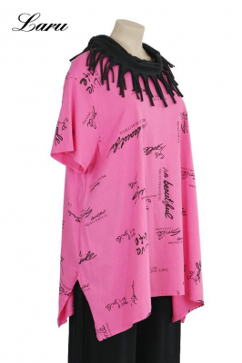 Big Shirt Smile Schrift 2026 [OneSize | Flieder]