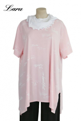 Big Shirt Smile Schrift 2026 [OneSize | rose]