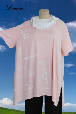Big Shirt Smile Schrift 2026 [OneSize | rose]