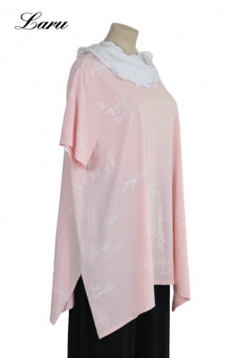 Big Shirt Smile Schrift 2026 [OneSize | Flieder]