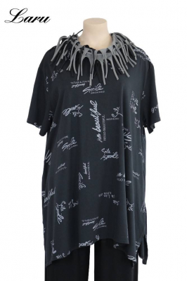 Big Shirt Smile Schrift 2026 [OneSize | schwarz]