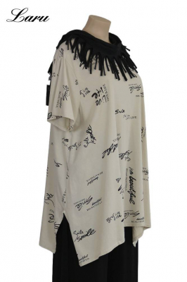 Big Shirt Smile Schrift 2026 [OneSize | Flieder]