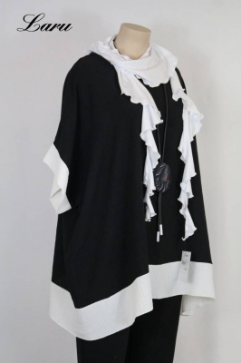 Shirt Sommer Viskose Crash 24389 Patch [OneSize | schwarz]