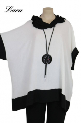 Shirt Sommer Viskose Crash 24389 Patch [OneSize | weiß]