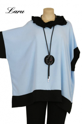 Shirt Sommer Viskose Crash 24389 Patch [OneSize | Hellblau]