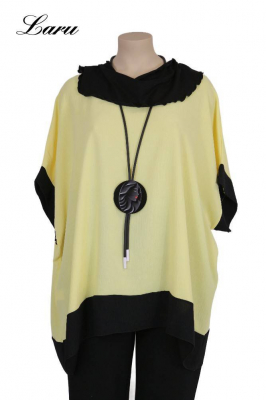 Shirt Sommer Viskose Crash 24389 Patch [OneSize | Lemon]