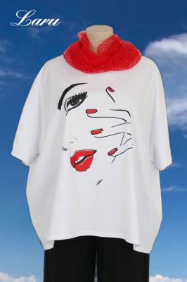 Shirt Nail Face red 57040