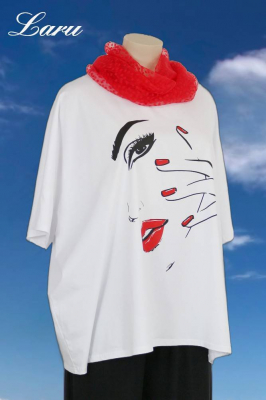 Shirt Nail Face red 57040