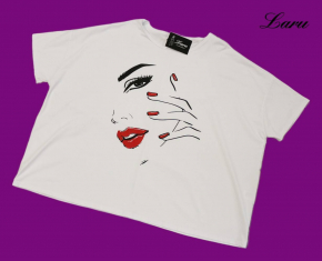 Shirt Nail Face red 57040 [OneSize | schwarz]