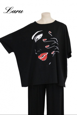 Shirt Nail Face red 57040 [OneSize | schwarz]