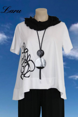 Shirt Flower 57185 [OneSize | schwarz]