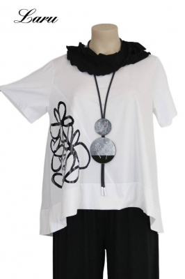 Shirt Flower 57185 [OneSize | weiß]