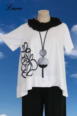 Shirt Flower 57185 [OneSize | schwarz]