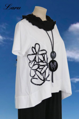 Shirt Flower 57185 [OneSize | schwarz]