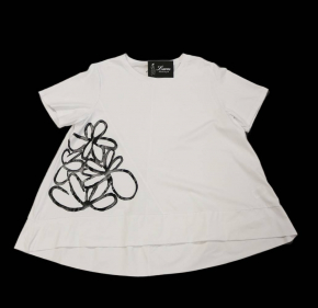 Shirt Flower 57185 [OneSize | schwarz]