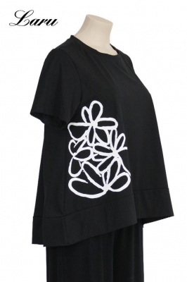 Shirt Flower 57185 [OneSize | schwarz]