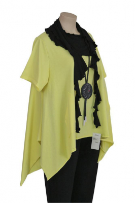 Shirt A-Line mit 2 Taschen 52443 [EG | lemongelb]