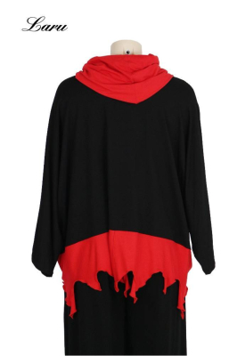 Kombination Flamme Petchwork rot [OneSize | schwarz/rot]