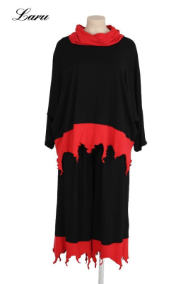 Kombination Flamme Petchwork rot [OneSize | schwarz/rot]