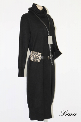 Strick Kleid mit Gürtel SA3109