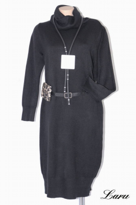 Strick Kleid mit Gürtel SA3109