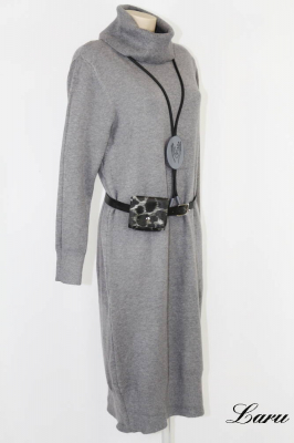 Strick Kleid mit Gürtel SA3109