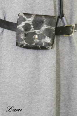 Strick Kleid mit Gürtel SA3109