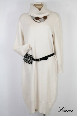 Strick Kleid mit Gürtel SA3109