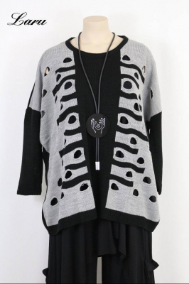 Pullover Lochmuster Part 355