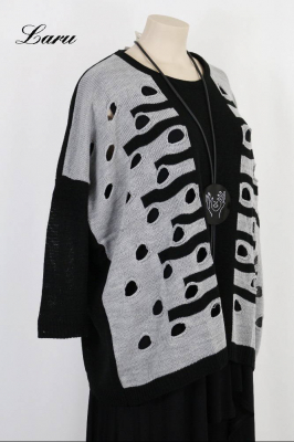 Pullover Lochmuster Part 355