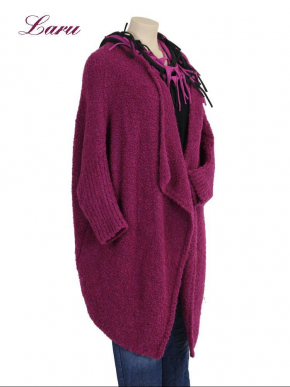 Wollboucle Cardigan Jacke 252