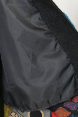 Wollmantel Patchwork schwarz 6074 [OneSize | schwarz]