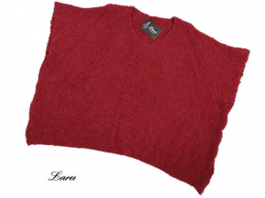 Strickpullover lang Wollboucle Big Size 8312B