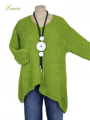 Strickpullover Wollboucle Versatz A1408