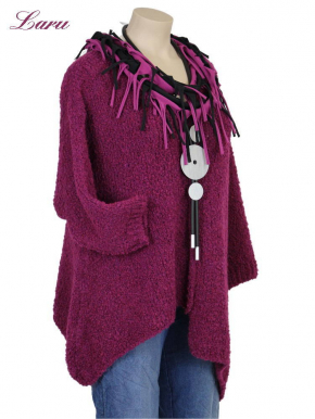 Strickpullover Wollboucle Versatz A1408