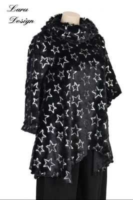 Shirt Teddy mit Pajettensterne [1 | Schwarz]