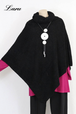 Shirt Poncho Boucle uni