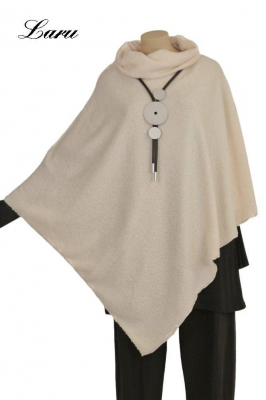 Shirt Poncho Boucle uni
