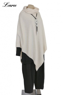Shirt Poncho Boucle uni
