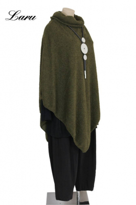 Shirt Poncho Boucle uni